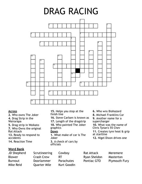 racecourse official crossword clue.